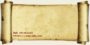 Jovana Ilić vizit kartica